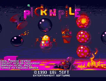 Pick'n Pile screen shot title